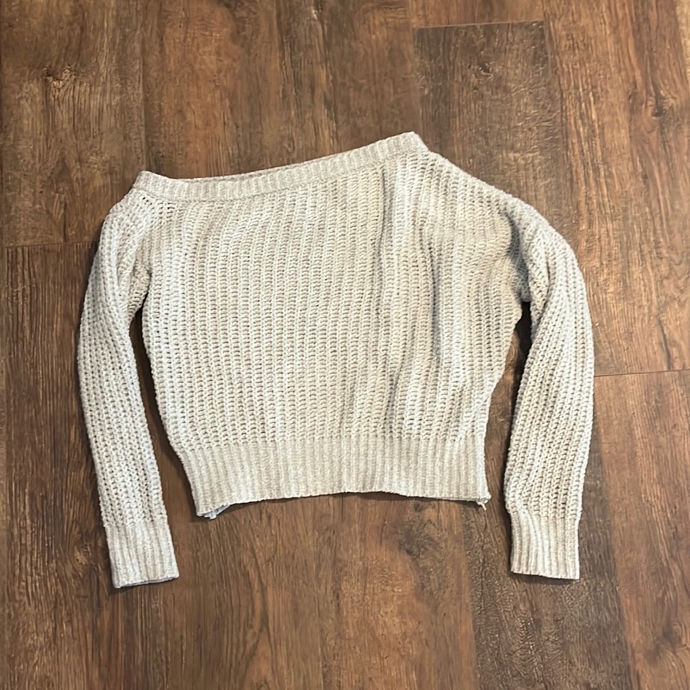 off the shoulder sweater